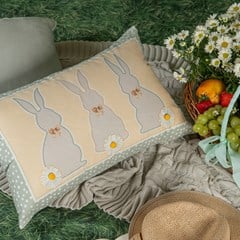 CAPA PASCOA 160 COM POMPOM 35 cm x 55 cm