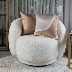 ALMOFADA SILK HOME 651 LISA MARROM 43 cm x 43 cm