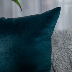 ALMOFADA SILK HOME 659 LISA TURQUESA 43 cm x 43 cm