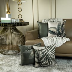 ALMOFADA RUSTIC LINEN 001 COM CORDONE 43 cm x 43 cm