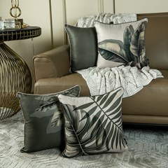 ALMOFADA RUSTIC LINEN 002 COM CORDONE 43 cm x 43 cm