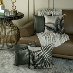 ALMOFADA RUSTIC LINEN 004 COM CORDONE 43 cm x 43 cm