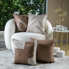 ALMOFADA RUSTIC LINEN 007 COM CORDONE 43 cm x 43 cm