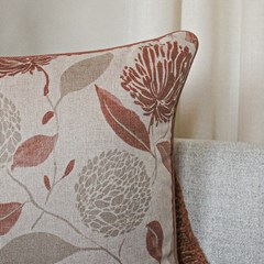 ALMOFADA RUSTIC LINEN 100 COM CORDONE 50 cm x 50 cm