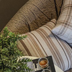 ALMOFADA RUSTIC LINEN 110 50 cm x 50 cm