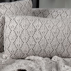 ALMOFADA TRICOT PREMIUM PAVONE LINHO 35 cm x 55 cm