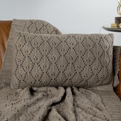 ALMOFADA TRICOT PREMIUM PAVONE FENDI 35 cm x 55 cm