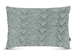 ALMOFADA TRICOT PREMIUM COQUILE VERDE MENTA 35 cm x 55 cm