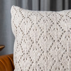 ALMOFADA TRICOT PREMIUM PAVONE LINHO 50 cm x 50 cm