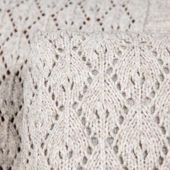 ALMOFADA TRICOT PREMIUM PAVONE LINHO 50 cm x 50 cm