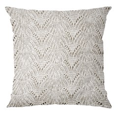ALMOFADA TRICOT PREMIUM COQUILE LINHO 50 cm x 50 cm