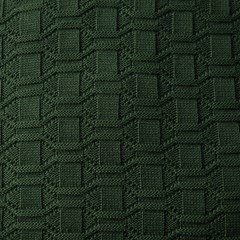 ALMOFADA TRICOT DIAMOND VERDE MILITAR 50 cm x 50 cm