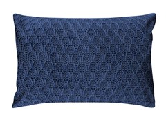 ALMOFADA TRICOT COLMEIA AZUL JEANS 35 cm x 55 cm