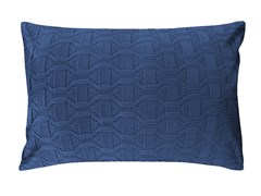 ALMOFADA TRICOT DIAMOND AZUL JEANS 35 cm x 55 cm