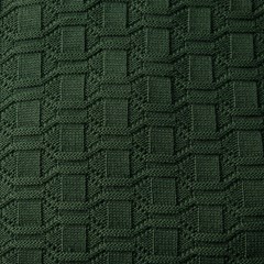 ALMOFADA TRICOT DIAMOND VERDE MILITAR 35 cm x 55 cm