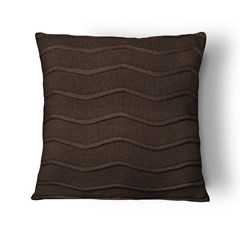 ALMOFADA TRICOT WAVES MARROM CAFE 50 cm x 50 cm