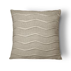 ALMOFADA TRICOT WAVES PALHA 50 cm x 50 cm