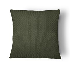 ALMOFADA TRICOT MATTONE VERDE OLIVA 50 cm x 50 cm