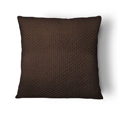 ALMOFADA TRICOT MATTONE MARROM CAFE 50 cm x 50 cm