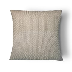 ALMOFADA TRICOT MATTONE PALHA 50 cm x 50 cm
