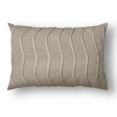 ALMOFADA TRICOT WAVES PALHA 35 cm x 55 cm