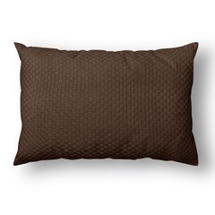 ALMOFADA TRICOT MATTONE MARROM CAFE 35 cm x 55 cm