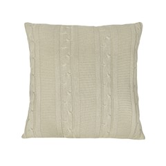 ALMOFADA TRICOT TRESSE NATURAL 50 cm x 50 cm