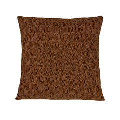 ALMOFADA TRICOT BOSSA TERRACOTA 50 cm x 50 cm
