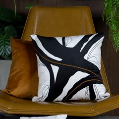 ALMOFADA VELUDO LUXOR 303 COM BORDADO 43 cm x 43 cm