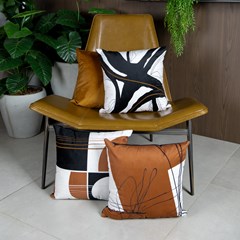 ALMOFADA VELUDO LUXOR 305 COM BORDADO 43 cm x 43 cm