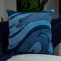 ALMOFADA VELUDO LUXOR 321 COM CORDONE 43 cm x 43 cm