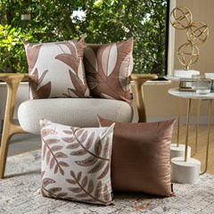 ALMOFADA VELUDO LUXOR 350 43 cm x 43 cm