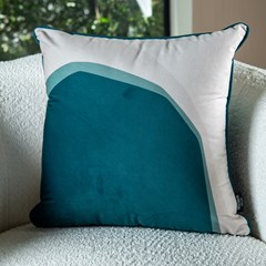 ALMOFADA VELUDO LUXOR 360 COM CORDONE 43 cm x 43 cm