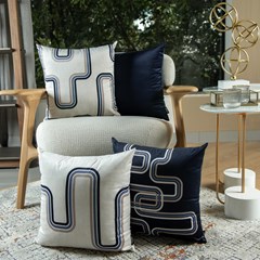 ALMOFADA VELUDO LUXOR 362 43 cm x 43 cm