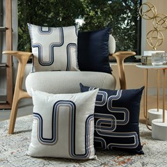 ALMOFADA VELUDO LUXOR 363 43 cm x 43 cm