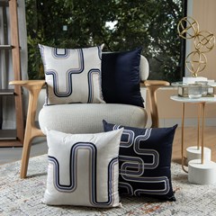 ALMOFADA VELUDO LUXOR 364 43 cm x 43 cm