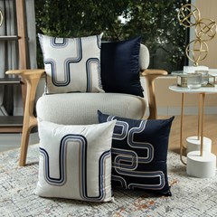 ALMOFADA VELUDO LUXOR 365 43 cm x 43 cm