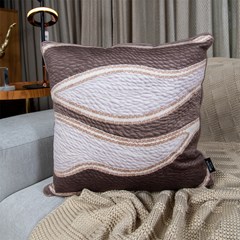 ALMOFADA VELUDO LUXOR 373 COM CORDONE 43 cm x 43 cm