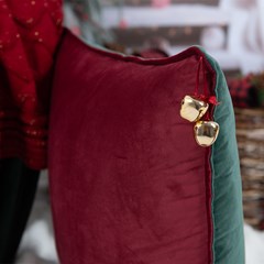 ALMOFADA NATALINA 492 COM GUIZO 43 cm x 43 cm