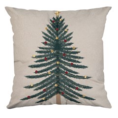 ALMOFADA NATALINA 532 COM BORDADO 43 cm x 43 cm