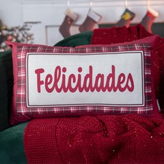 ALMOFADA NATALINA 538 28 cm x 48 cm