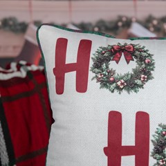 ALMOFADA NATALINA 544 COM CORDONE 43 cm x 43 cm