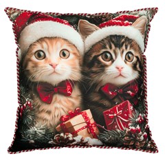 ALMOFADA NATALINA 561 COM CORDAO 43 cm x 43 cm