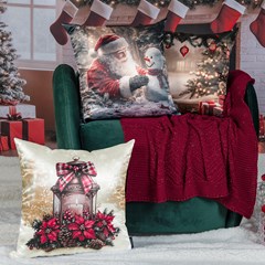 ALMOFADA NATALINA 569 43 cm x 43 cm