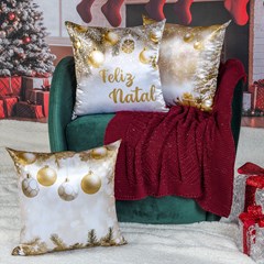 ALMOFADA NATALINA 572 43 cm x 43 cm