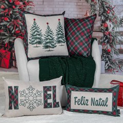 ALMOFADA NATALINA 573 COM GUIZO 50 cm x 50 cm