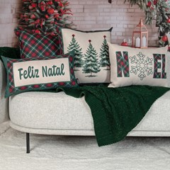 ALMOFADA NATALINA 575 35 cm x 55 cm