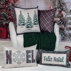 ALMOFADA NATALINA 576 28 cm x 48 cm