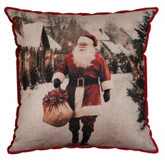 ALMOFADA NATALINA 577 COM CORDONE 43 cm x 43 cm