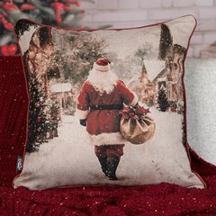 ALMOFADA NATALINA 577 COM CORDONE 43 cm x 43 cm